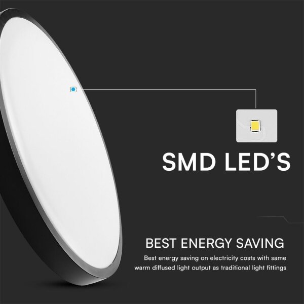 LED Плафон за баня със сензор LED/24W/230V IP44 4000K Ø 35 см + д.у