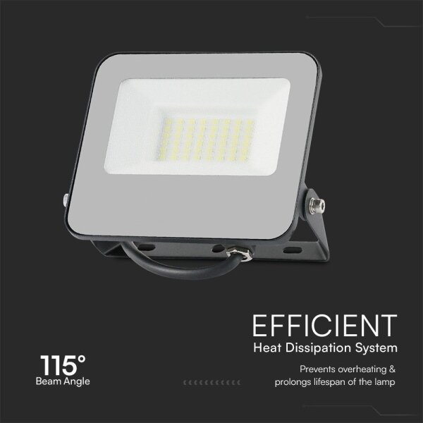 LED RGBW Димируем прожектор LED/30W/230V IP65 сив + д.у