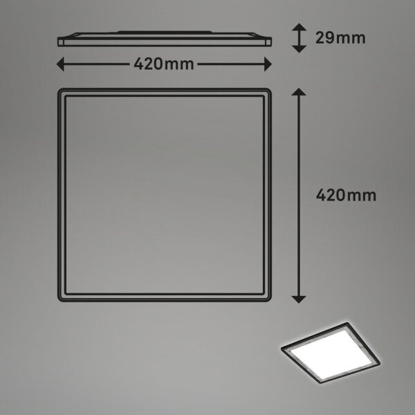 Briloner 7459-414 - LED Димируема лампа SLIM LED/22W/230V 2700-6500K + + д.у