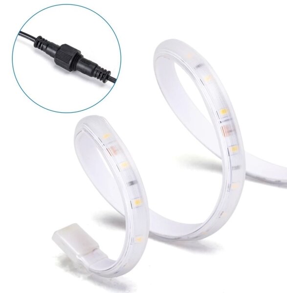 Aigostar - LED Димируема соларна лента LED/1,6W/3,2V 3 m 6500K IP65 + д.у