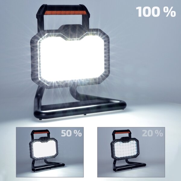 Solight WM-20W-RE-LED Димируем акумулаторен прожектор LED/20W/4400 mAh 4000K IP54