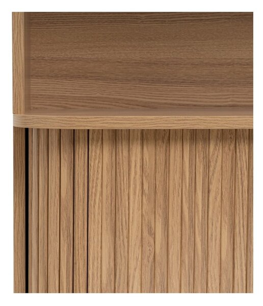 Библиотека от декор от дъб в естествен цвят 80x172x40 cm Elia – Casa Selección