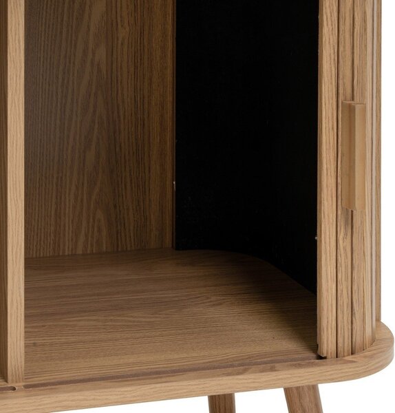 Библиотека от декор от дъб в естествен цвят 80x172x40 cm Elia – Casa Selección