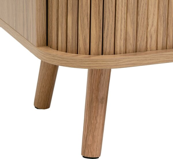 Библиотека от декор от дъб в естествен цвят 80x172x40 cm Elia – Casa Selección