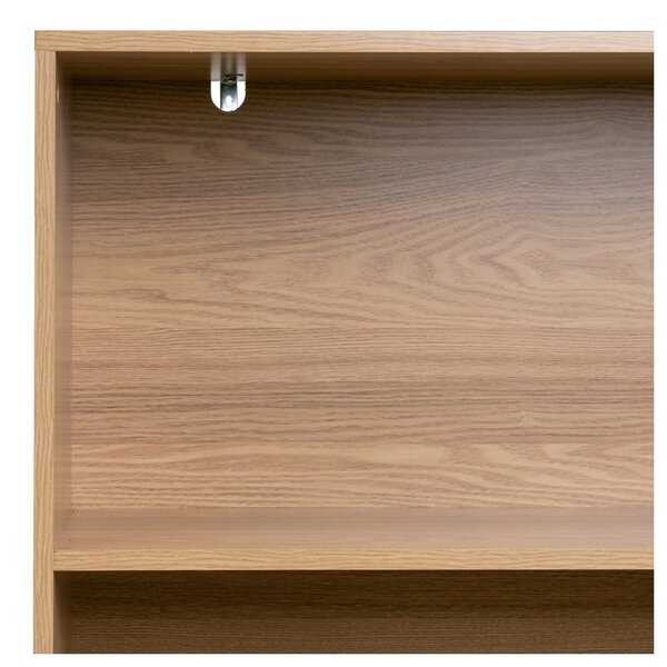 Библиотека от декор от дъб в естествен цвят 80x172x40 cm Elia – Casa Selección