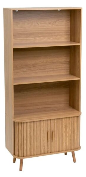 Библиотека от декор от дъб в естествен цвят 80x172x40 cm Elia – Casa Selección