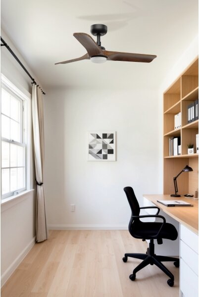 Димируем вентилатор HEYWOOD S с вграден LED/10W/230V 2700/3000/4000K + дистанционно управление