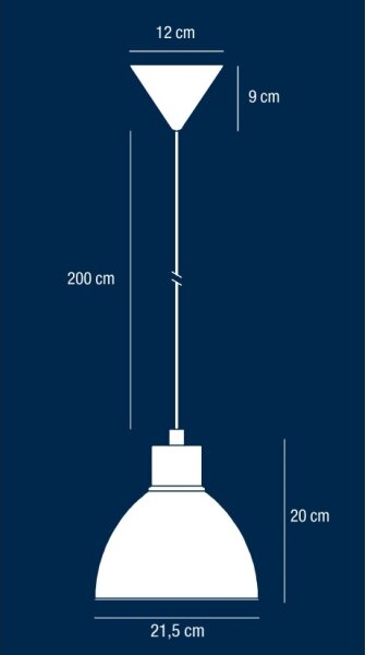 Nordlux - Пендел POP 1xE27/40W/230V черен/златист