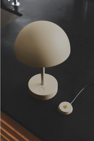 Nordlux - LED димируема акумулаторна настолна лампа ELLEN LED/2,8W/3,7V IP44 бежова