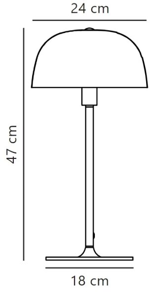 Nordlux - Настолна лампа CERA 1xE14/40W/230V златист