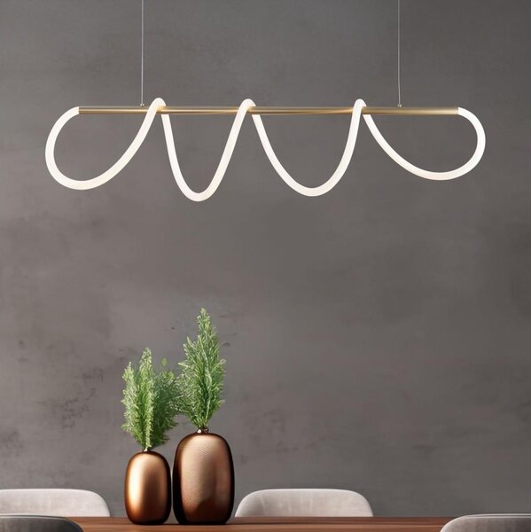 Zuma Line 20006PM-GD - LED Пендел BALBO LED/45W/230V 3000/4000/6000K