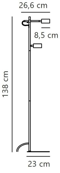 Nordlux - LED Димируем лампион CLYDE 2xLED/4W/230V