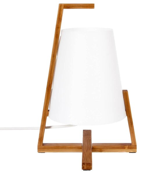Нощна лампа atmosphera Gong, 32 cm, Бамбук