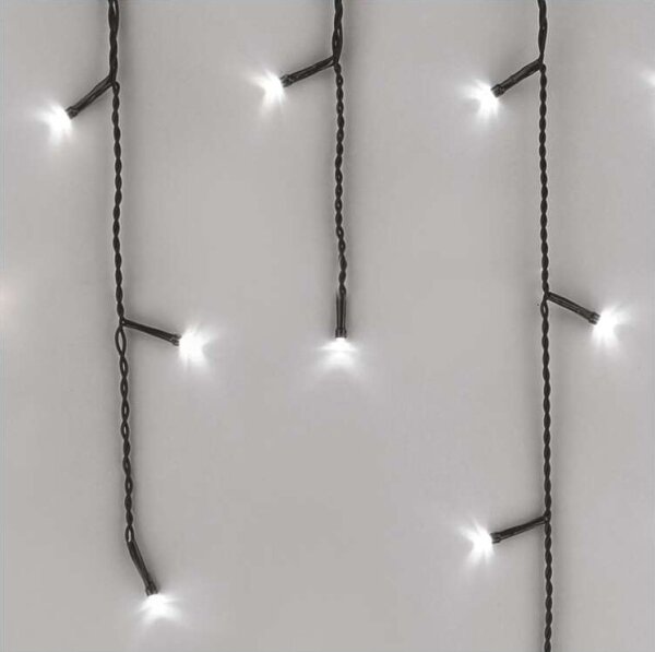 LED Екстериорни Коледни лампички 200xLED/8 режима 8,6м IP44 студено бели