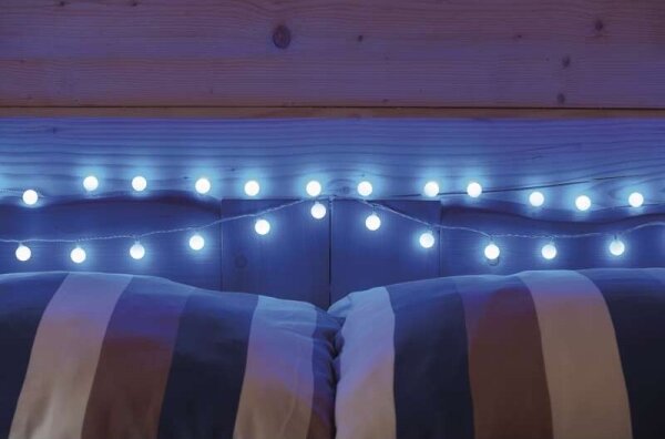 LED външен гирлянд 40xLED/9m IP44 син