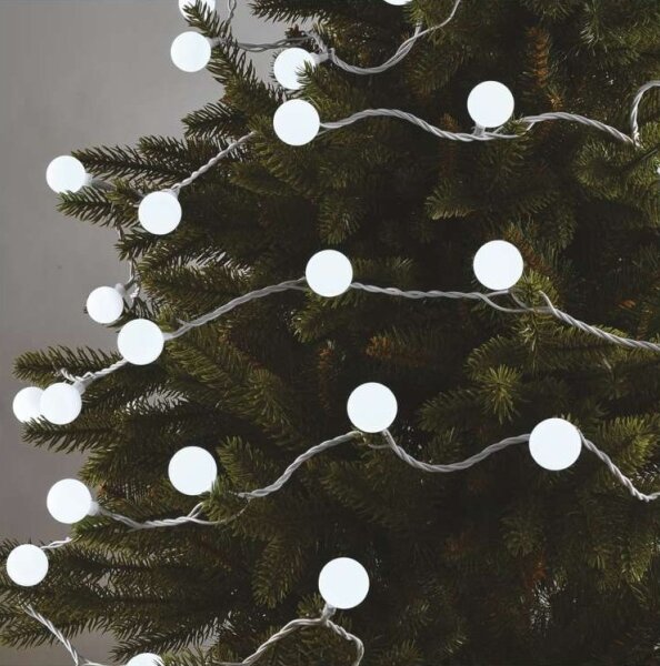 LED гирлянд за външна употреба 40xLED/9m IP44 студено бяло