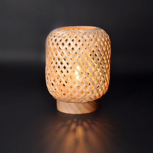 Solight WO3107 - LED Декоративна настолна лампа BOHO LED/2xAAA ратан