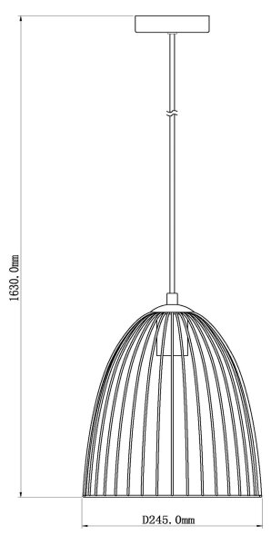 Lucide 74417/01/33 - Пендел MACARONS 1xE27/40W/230V Ø 24,5 см зелен