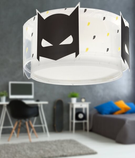 Dalber 61806 - Детска плафониера DARK HERO 2xE27/15W/230V