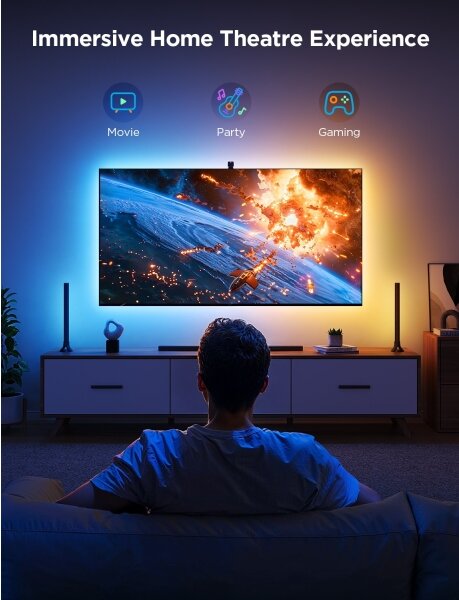 Govee - К-кт 2x Backlight TV 55-65" SMART LED подсветка RGBICW Wi-Fi