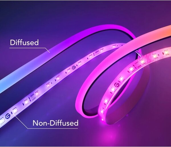 Govee - Neon LED подсветка за маса 3m RGBIC Wi-Fi