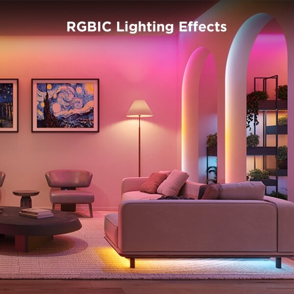 Govee - Wi-Fi RGBICW Smart PRO LED лента 5 м MATTER - изключително издръжлив