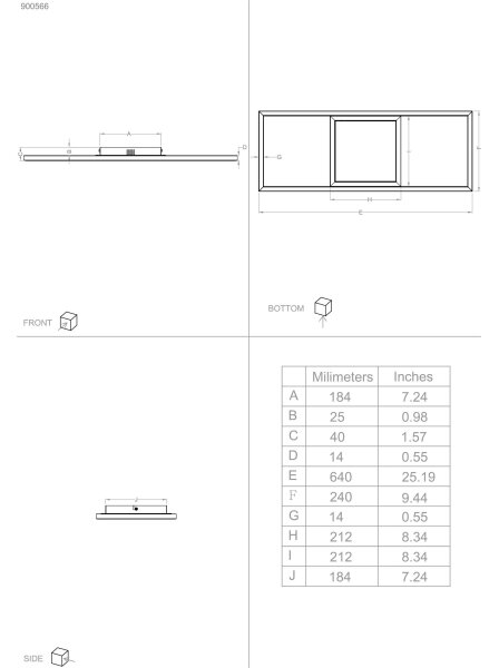 Eglo 900566 - LED RGBW Димируем плафон CALAGRANO-Z LED/21W/230V