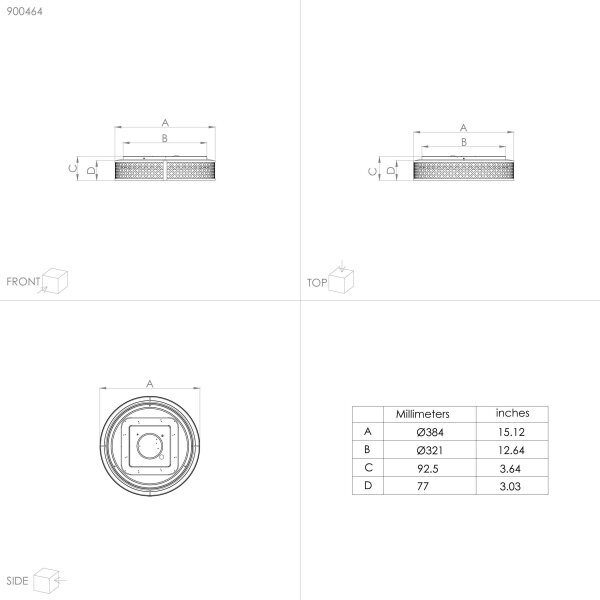 Eglo 900464 - LED Плафон LUPPINERIA LED/24W/230V