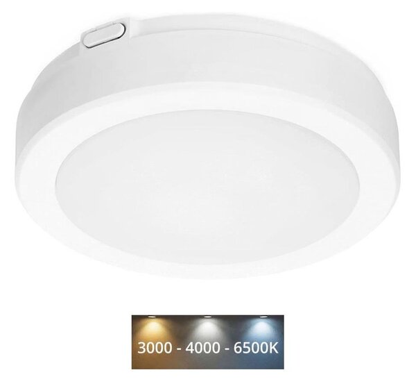 LED Плафон за баня NAIROS LED/12W/230V 3000/4000/6500K IP65 бял