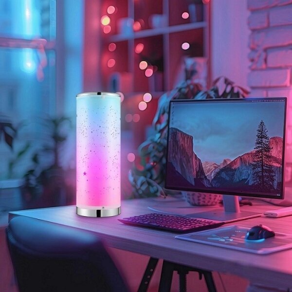 LED RGBW регулируема настолна лампа STELLA MINI LED/5W/5V с DO
