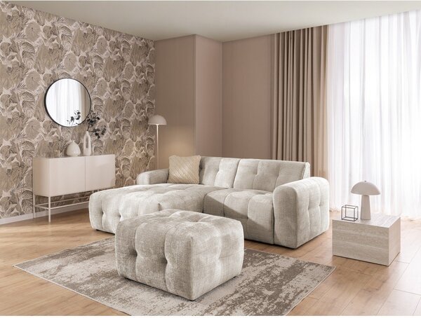 Бежова табуретка Melva – Ropez