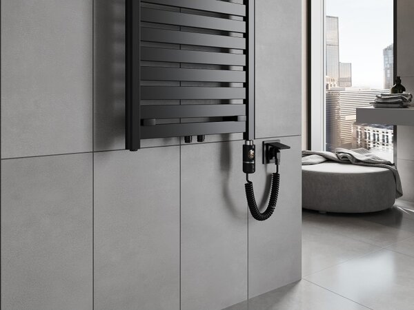 Mexen Uran електрически радиатор 1800 x 600 mm, 900 W, черен - W105-1800-600-2900-70