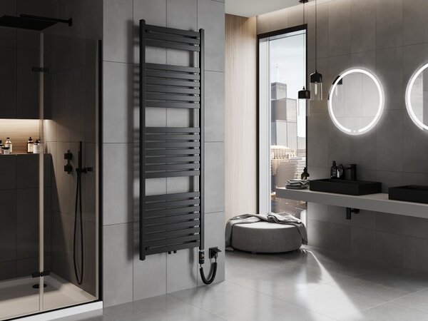 Mexen Uran електрически радиатор 1800 x 600 mm, 900 W, черен - W105-1800-600-2900-70