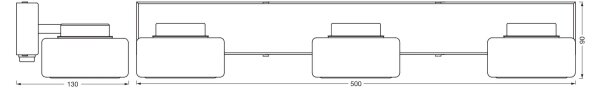 Ledvance -LED Аплик за баня ORBIS FLAME 3xLED/5,5W/230V IP44 бял