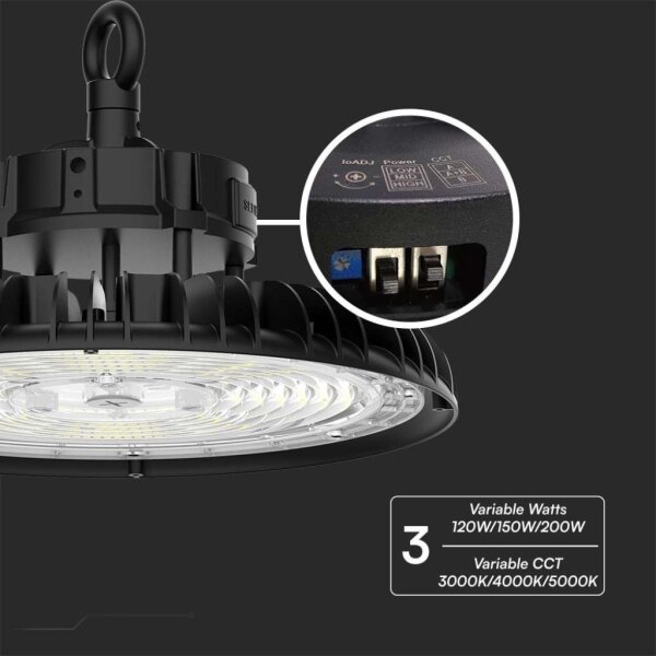 LED Индустриална лампа UFO High Bay LED/200W/230V 3000K/4000K/6000K IP65