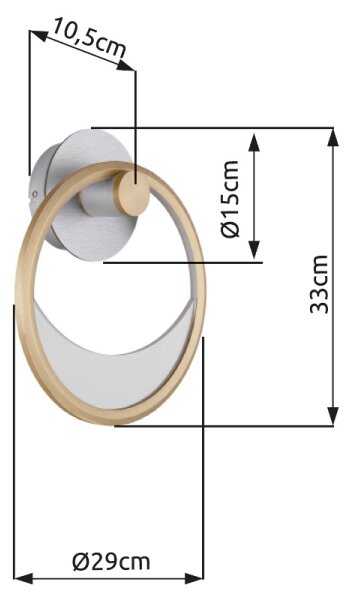 Globo 67333-16W - LED аплик UMBRA LED/16W/230V