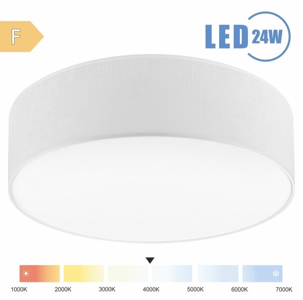 Brilagi - LED Плафониера SIRIJA LED/24W/230V Ø 45 см бял