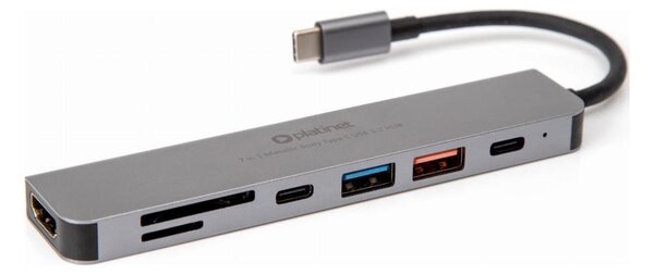 USB hub 7в1 Power Delivery 100W HDMI 4K