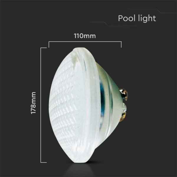 LED лампа за басейн LED/18W/12V IP68 6500K