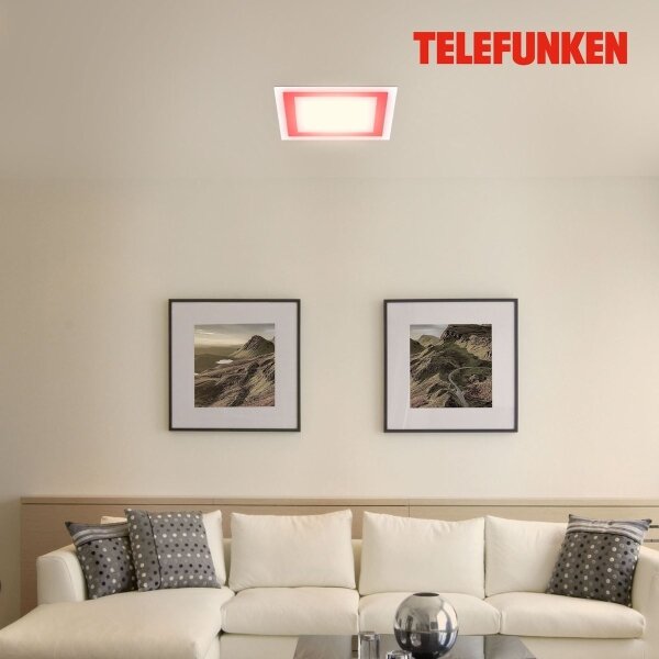 Telefunken 318806TF - LED RGB Димируем плафон LED/24W/230V + д.у