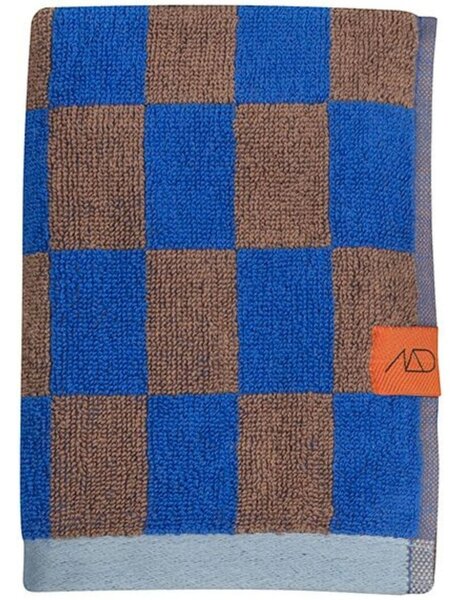 Синьо-кафява кърпа от органичен памук 50x90 cm Retro - Mette Ditmer Denmark