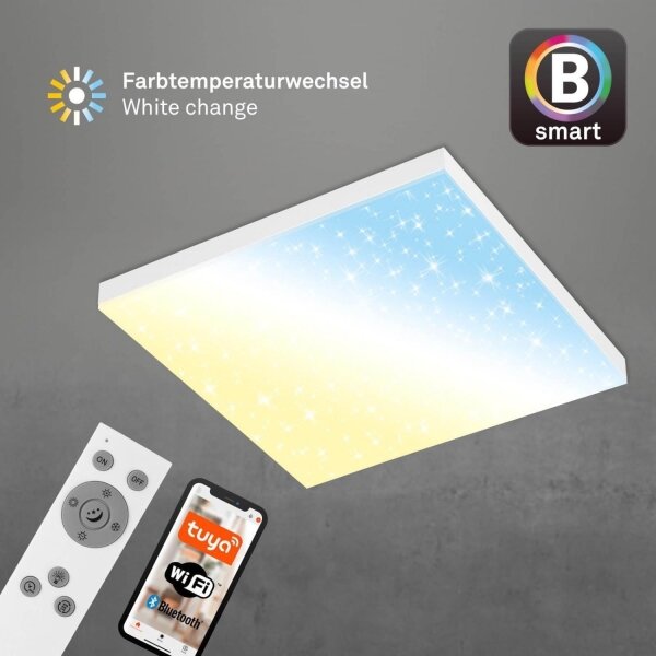 Brilo - LED Димируем плафон FRAMELESS LED/24W/230V Wi-Fi Tuya + д.у