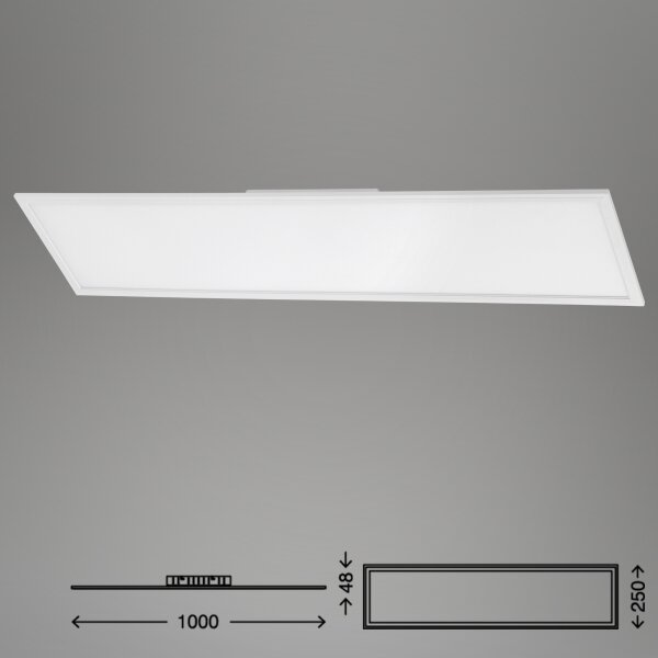 Brilo - LED Димируем плафон SLIM LED/24W/230V 100x25 см + д.у