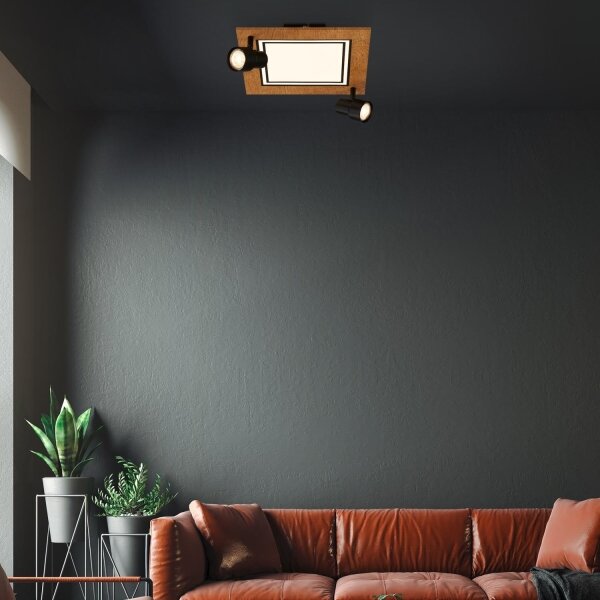 Brilo - LED таванно осветително тяло LED/12W/230V + 2xGU10/9W 3000K