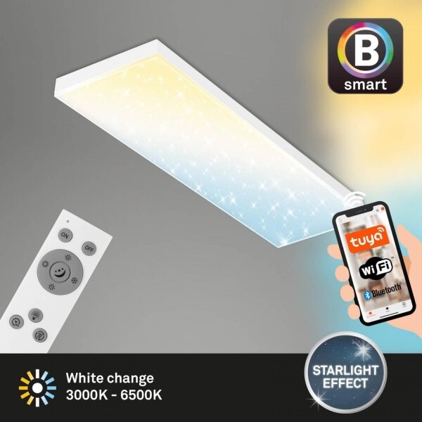 Brilo - LED Димируем панел за повърхностен монтаж FRAMELESS LED/28W/230V Wi-Fi Tuya + д.у