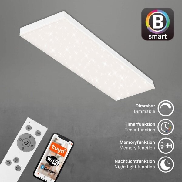 Brilo - LED Димируем панел за повърхностен монтаж FRAMELESS LED/28W/230V Wi-Fi Tuya + д.у