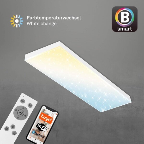 Brilo - LED Димируем панел за повърхностен монтаж FRAMELESS LED/28W/230V Wi-Fi Tuya + д.у