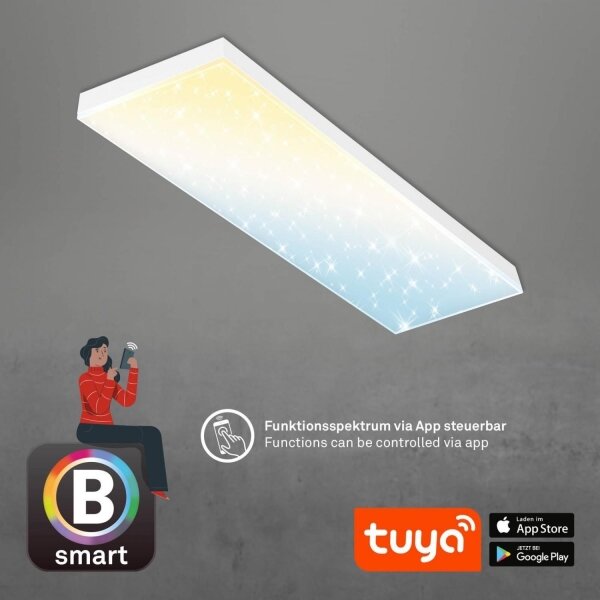 Brilo - LED Димируем панел за повърхностен монтаж FRAMELESS LED/28W/230V Wi-Fi Tuya + д.у