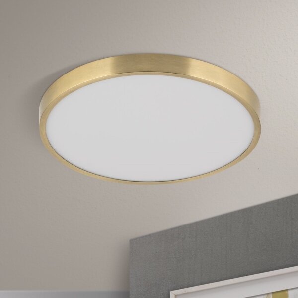Orion DL 7-657/28 - LED Плафониера BULLY LED/28W/230V Ø 28 см златист