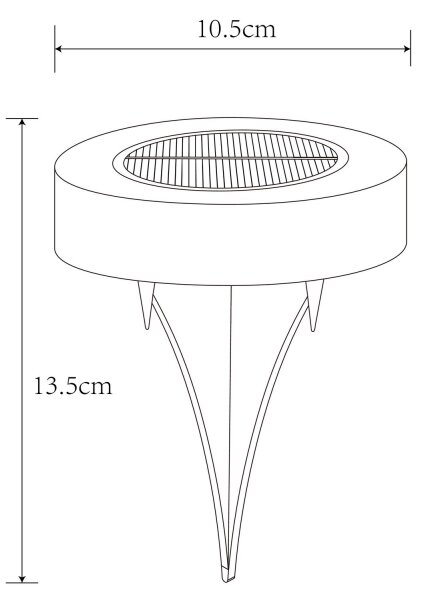 Globo 36414-2 - К-кт 2бр. LED соларни лампи SOLAR LED/0,8W/3V 3200K IP44